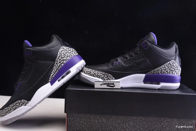 Purple CT8532-050 Court 3 Retro Jordan Black Air 1031